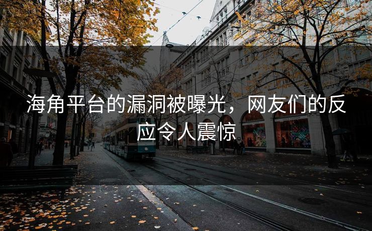 海角平台的漏洞被曝光，网友们的反应令人震惊